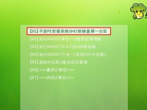 手动Ghost系统安装教程