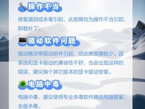 电脑蓝屏故障解析（探究电脑蓝屏故障的三个主要原因）