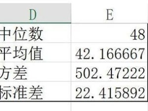 掌握Excel方差函数的使用方法（提升数据分析技能，轻松计算数据变异程度）